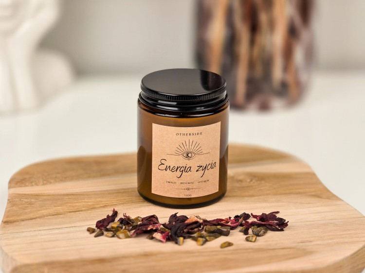 Świeca Energia Życia – naturalne składniki, pozytywna energia
