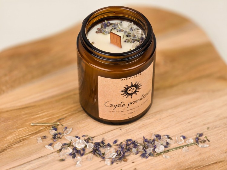 Świeca sojowa czysta przestrzeń 140g zapachowa