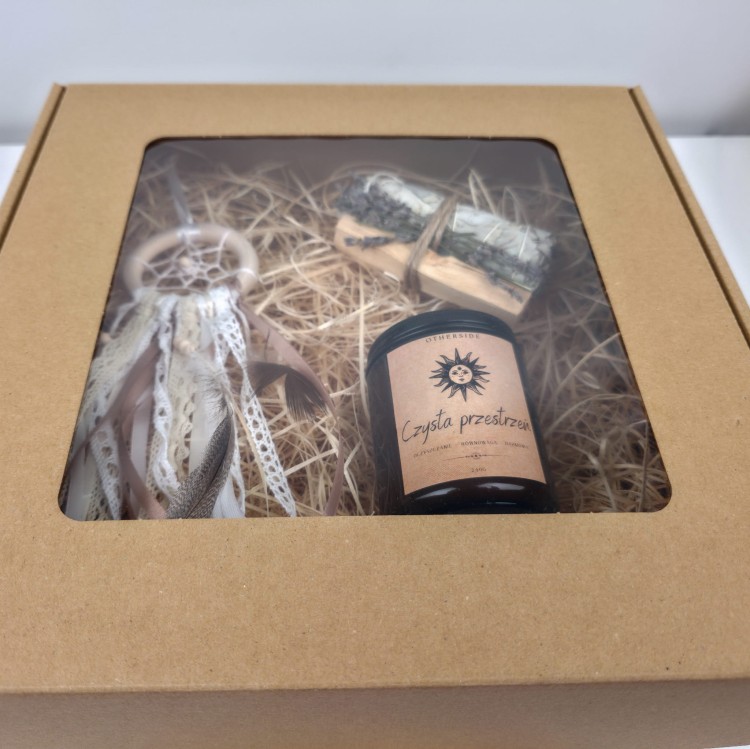 Czysta Przestrzeń – zestaw rytualny handmade z kamieniami