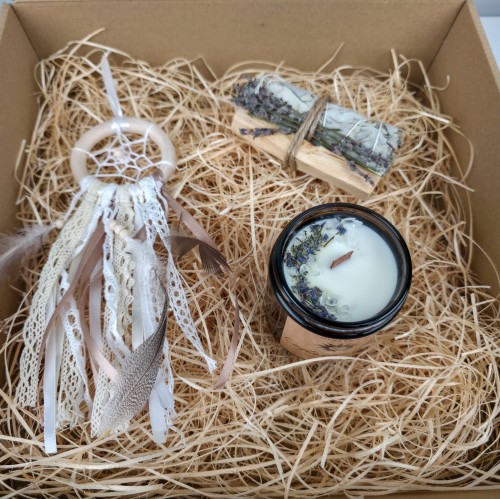 Zestaw Trylogia Intencji – Czysta Przestrzeń, świeca i kadzidła