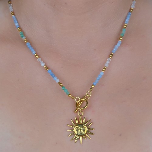 Handmade naszyjnik Słoneczna Energia – energia światła i spokoju