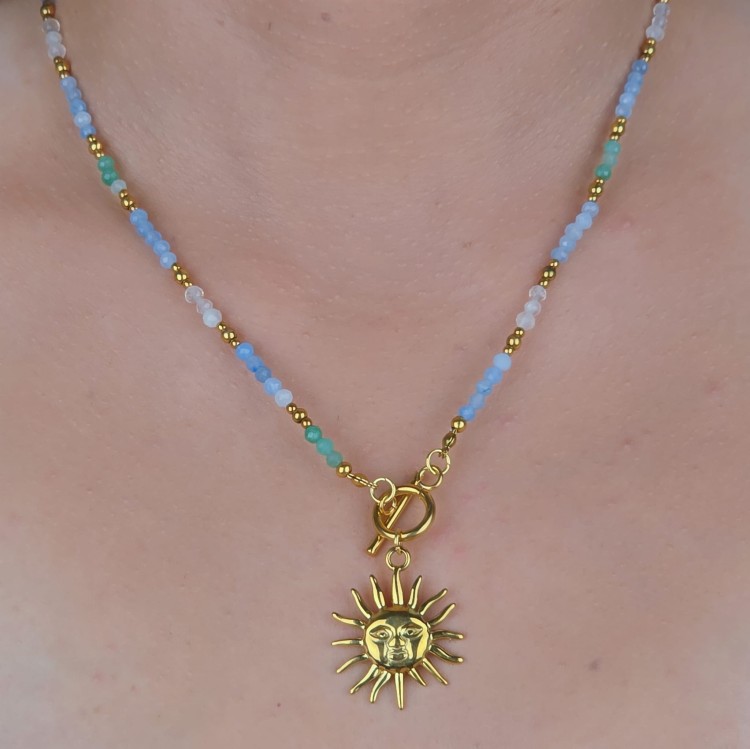 Handmade naszyjnik Słoneczna Energia – energia światła i spokoju