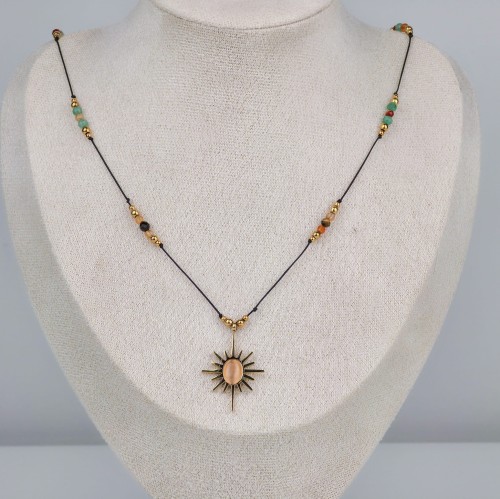 Naszyjnik Solanna Moc – ręcznie robiona biżuteria z kamieni naturalnych