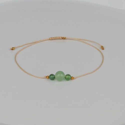 Handmade bransoletka Zielone Światło – energia harmonii i równowagi