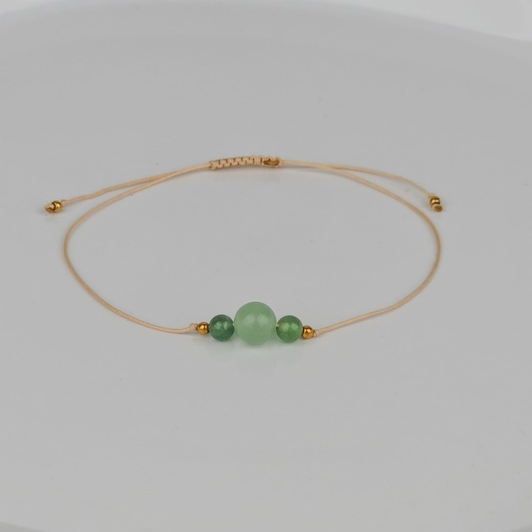 Handmade bransoletka Zielone Światło – energia harmonii i równowagi