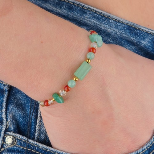 Handmade bransoletka Dotyk Losu – energia kamieni naturalnych