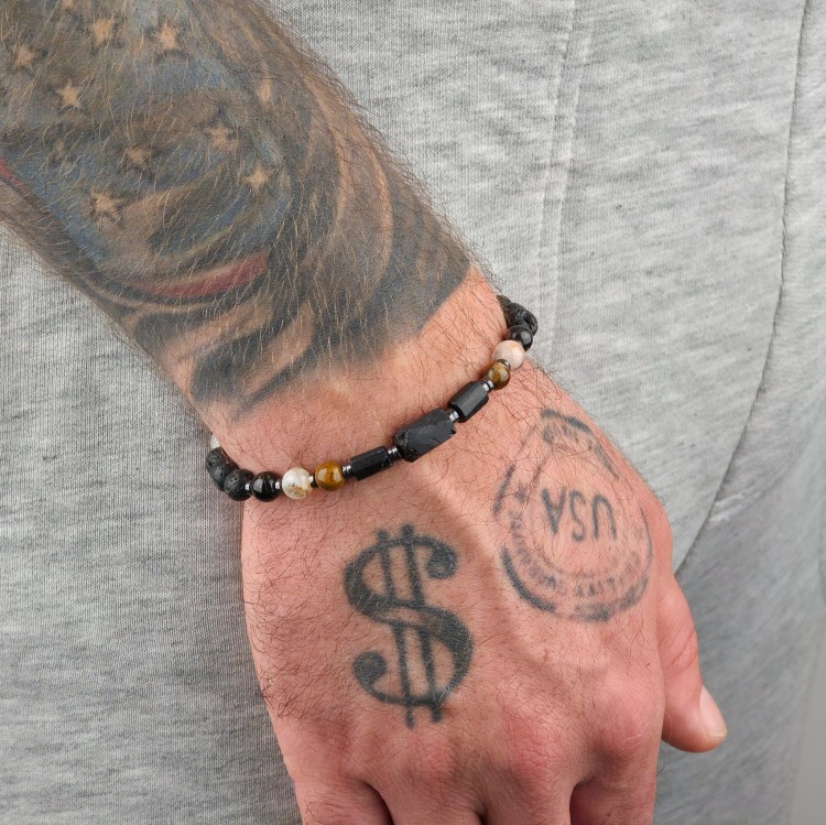 Naturalna bransoletka Totem Ochronny – ochrona i moc kamieni