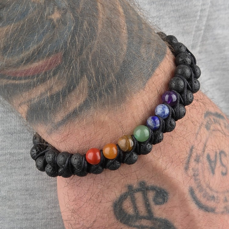 Bransoletka 7 Czakr – biżuteria handmade z naturalnych minerałów