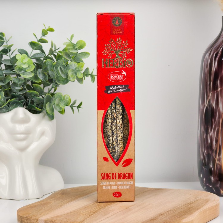 Naturalne kadzidełka Herbio – Smocza Krew, ręcznie wykonane