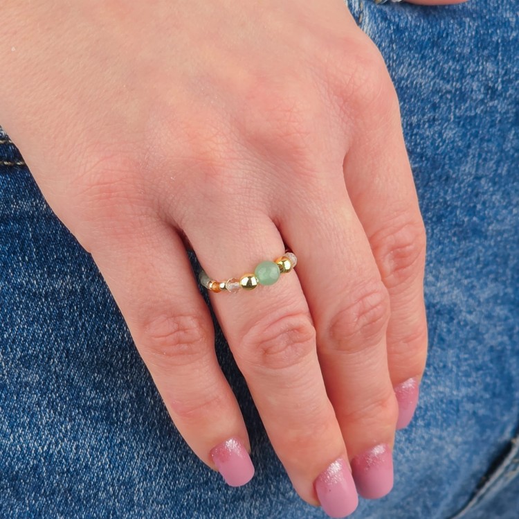 Handmade pierścionek Krąg Obfitości – energia szczęścia i dobrobytu