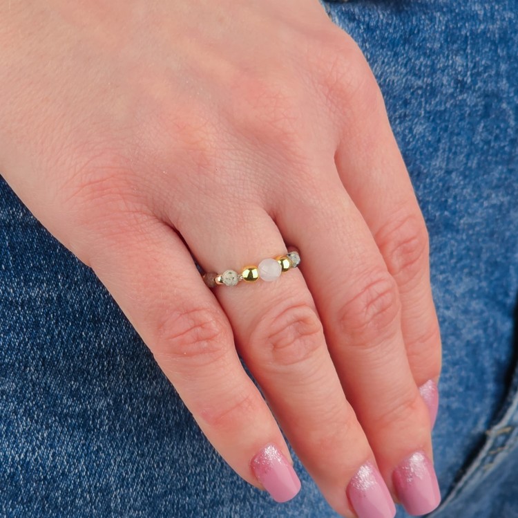 Handmade pierścionek Serce Światła – energia miłości i harmonii