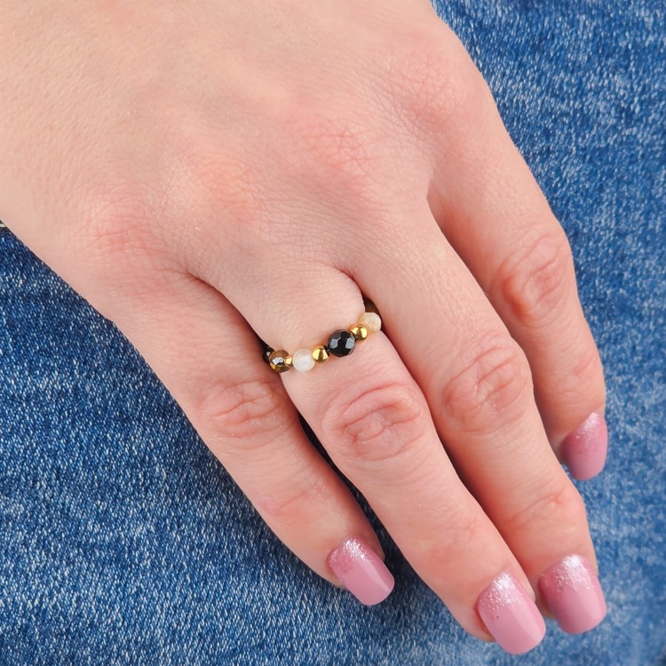 Pierścionek Straż Energii – biżuteria handmade z intencją