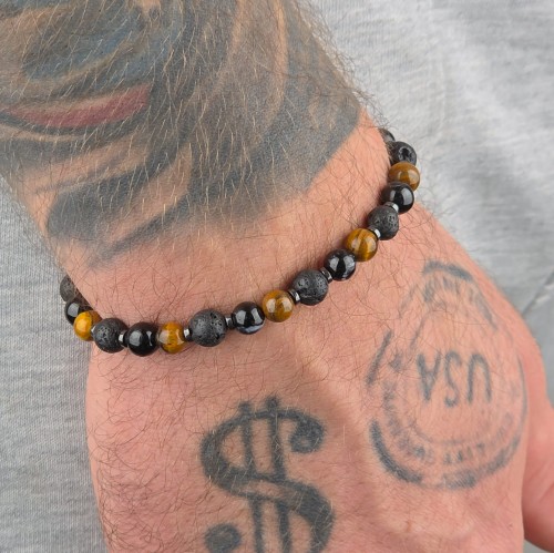 Bransoletka Oko Tygrysa – kamienie naturalne na siłę