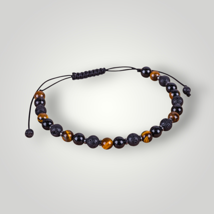 Ręcznie robiona bransoletka Oko Tygrysa – biżuteria ochronna