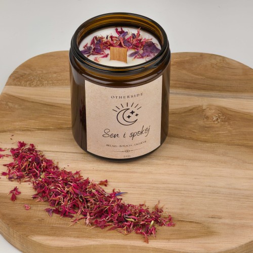 świeca sojowa ametysty