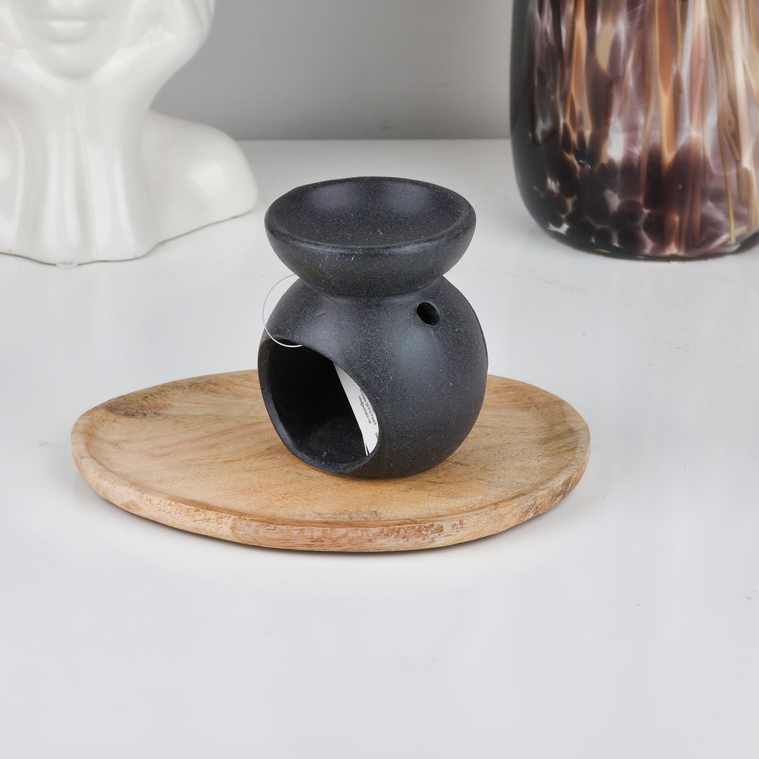 Porcelanowy kominek zapachowy detal miseczki