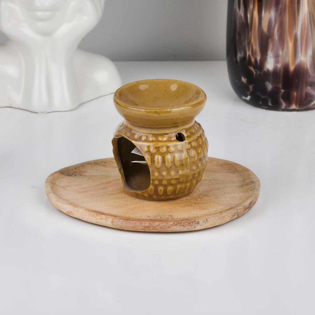 Kominek zapachowy ceramiczny detal miseczki