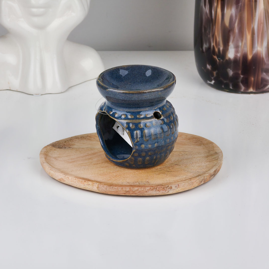 Kominek zapachowy ceramiczny detal miseczki