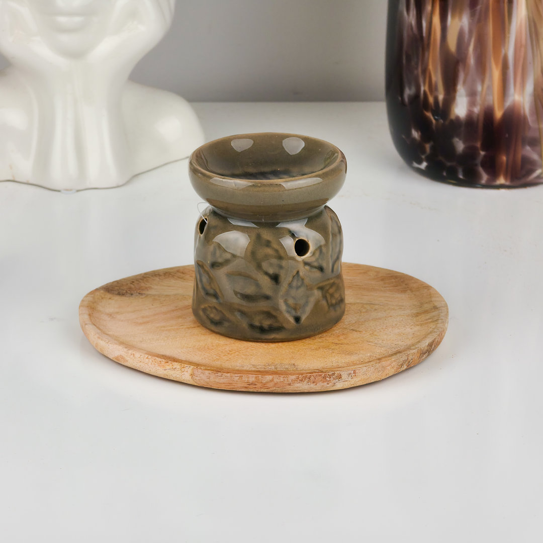 Kominek ceramiczny na tealight – do wosków zapachowych