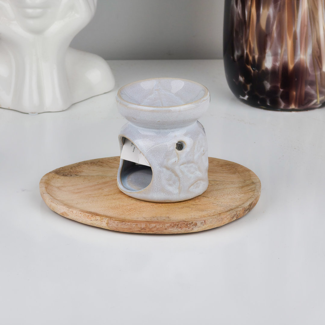 Ceramiczny kominek zapachowy – górna miseczka i miejsce na tealight